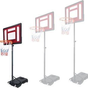 YDYJKI Portable Basketball Hoop Stand for Kids 38 Inch Backboard Kids Basketball